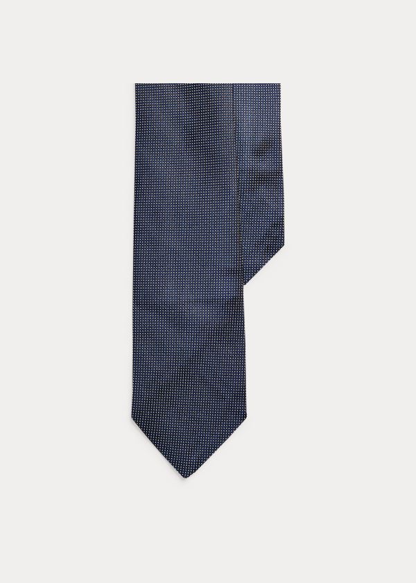 Men's Polo Ralph Lauren Pin Dot Silk Narrow Ties | 492653XQF